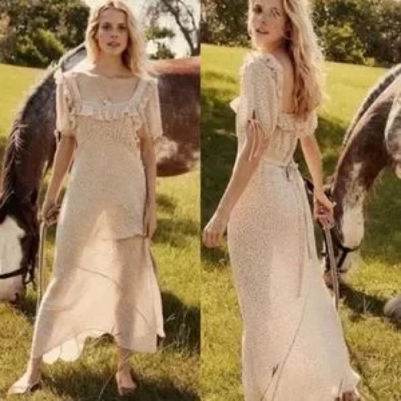 Doen Cream Midi Dress - Picture 1 of 10